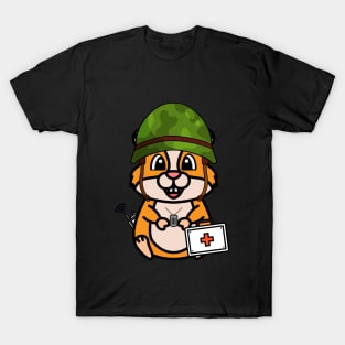 Funny hamster is a medic T-Shirt